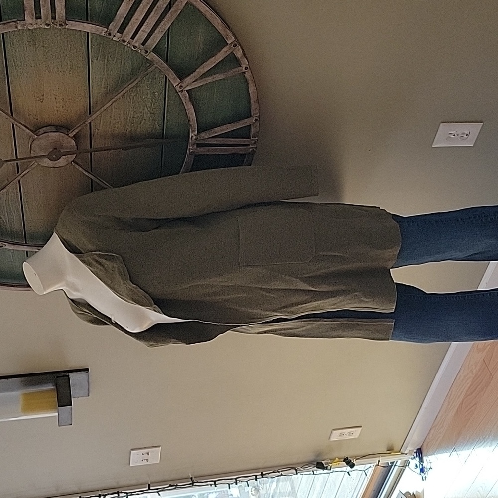 J. Crew Juliette Wool Blend Collarless Sweater Blazer - Picture 4 of 12